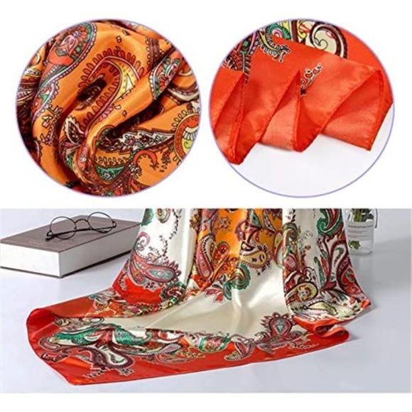 4Piece Boho Hair Bandanas for Women main image 6